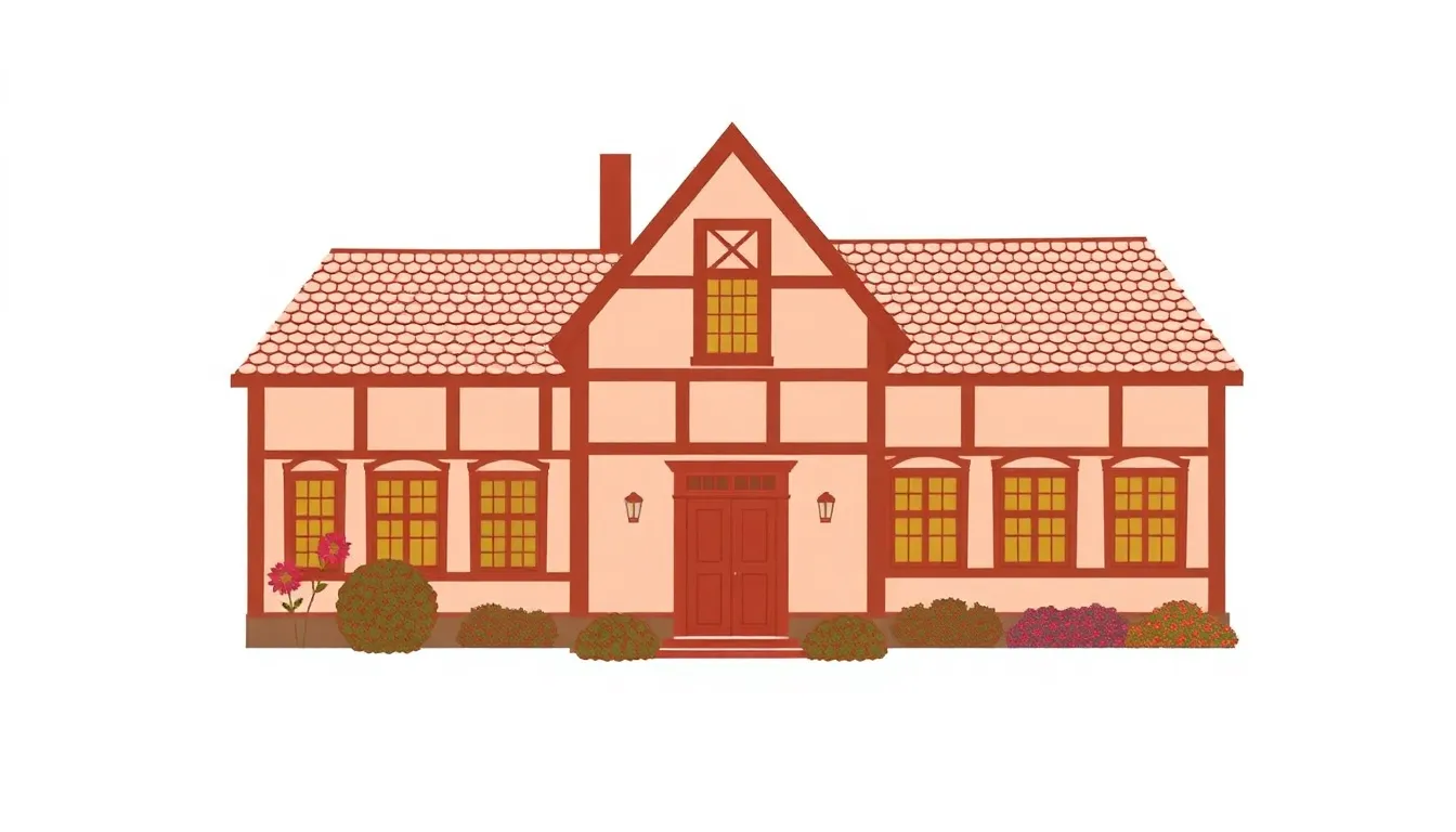 hc andersens hus - Illustration