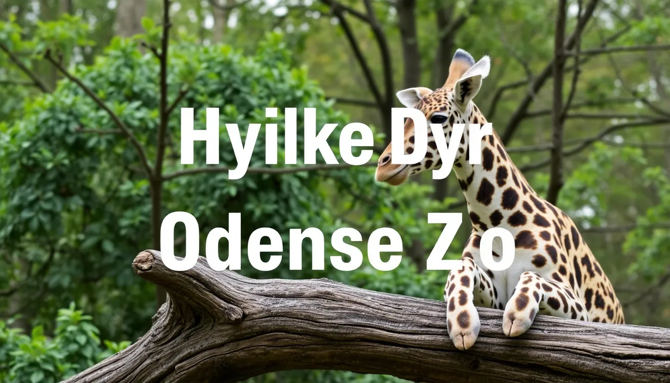 hvilke dyr er der i odense zoo - Illustration
