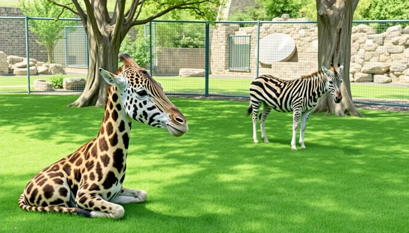 hvor mange dyr er der i odense zoo - Illustration