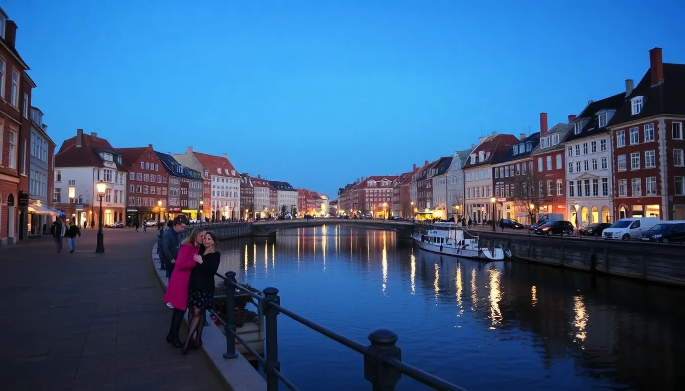 romantisk ophold odense - Illustration