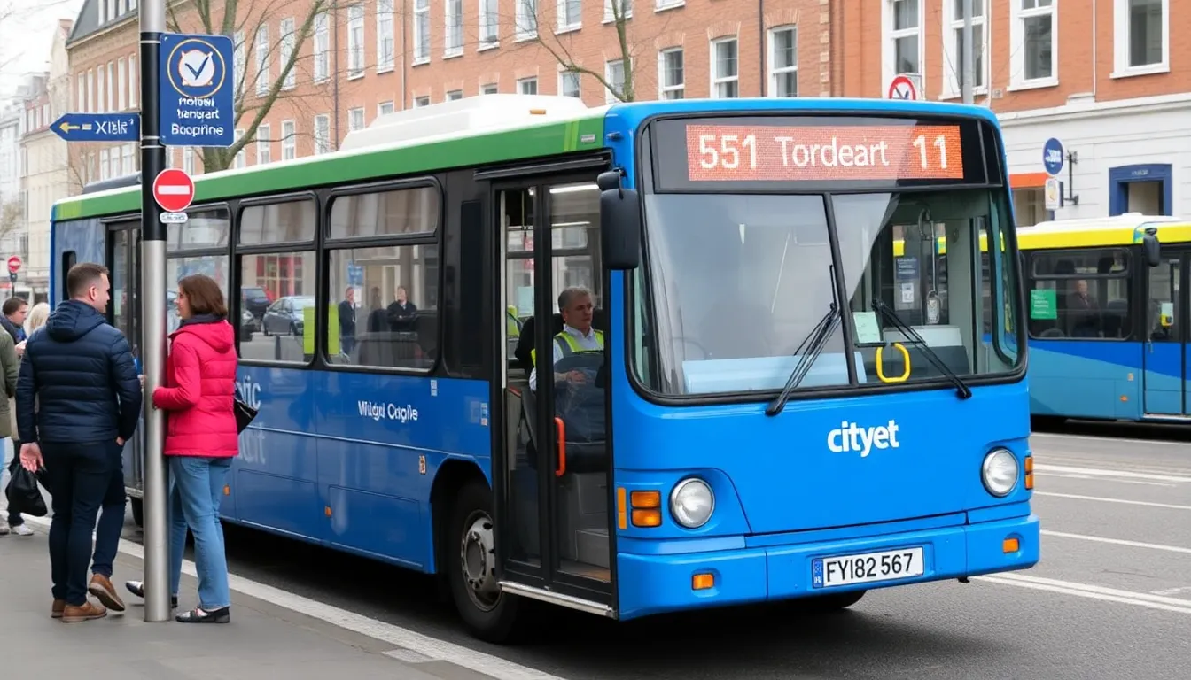 offentlig transport i odense - Illustration