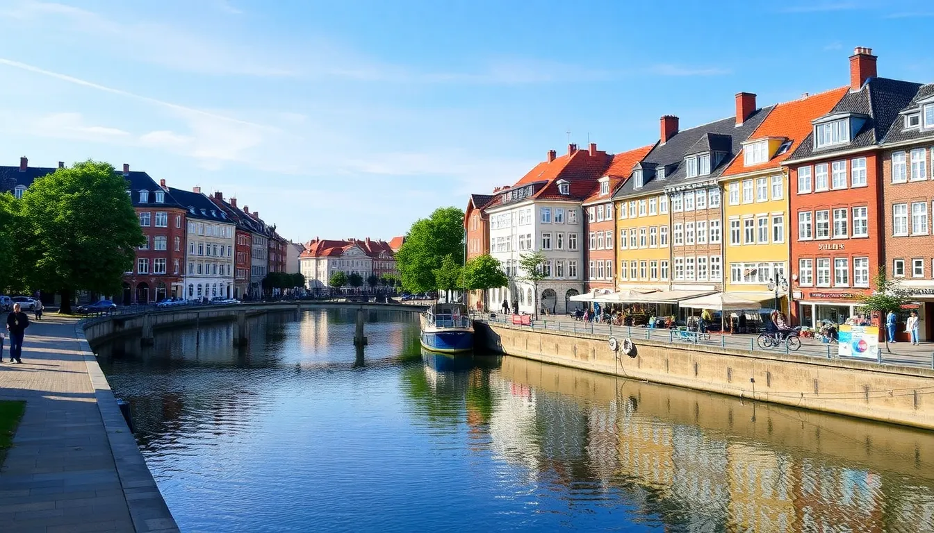 overnatning nær seværdigheder i Odense - Illustration