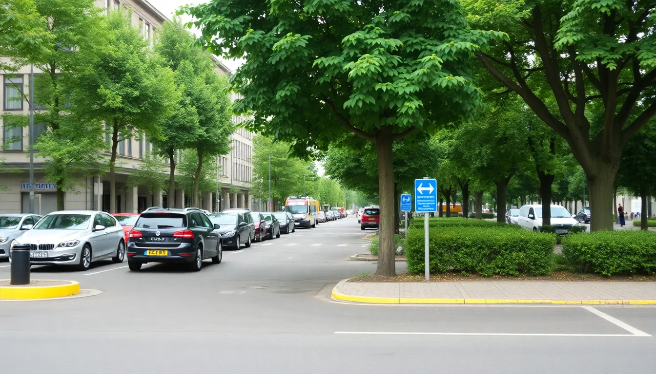 parkering odense centrum - Illustration
