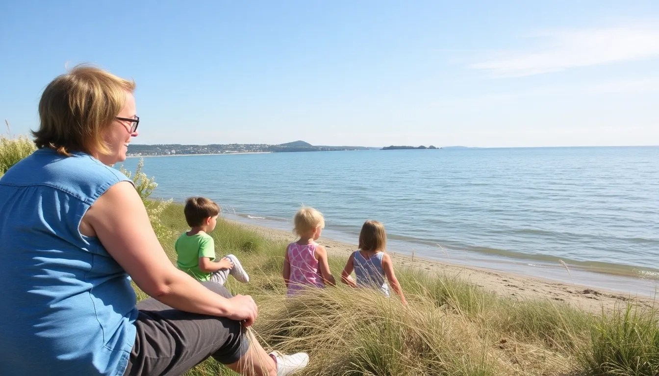 sommerferie med børn i det fynske - Illustration