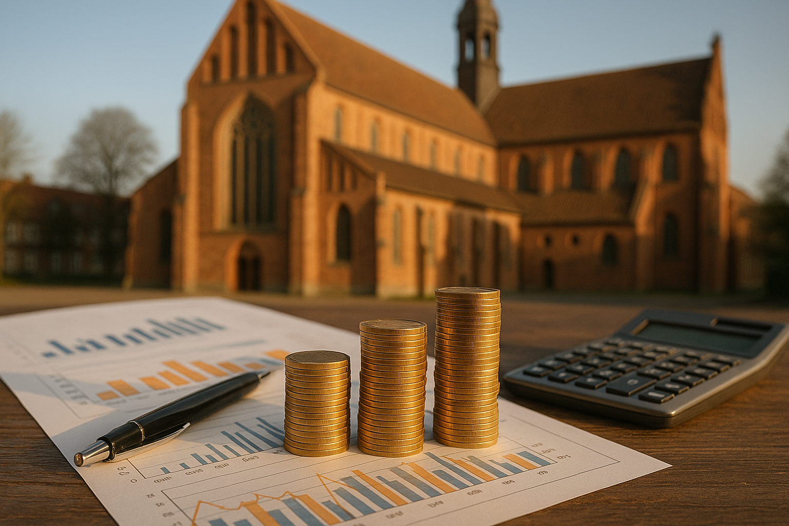 Katedralskolen Odense historie - Illustration