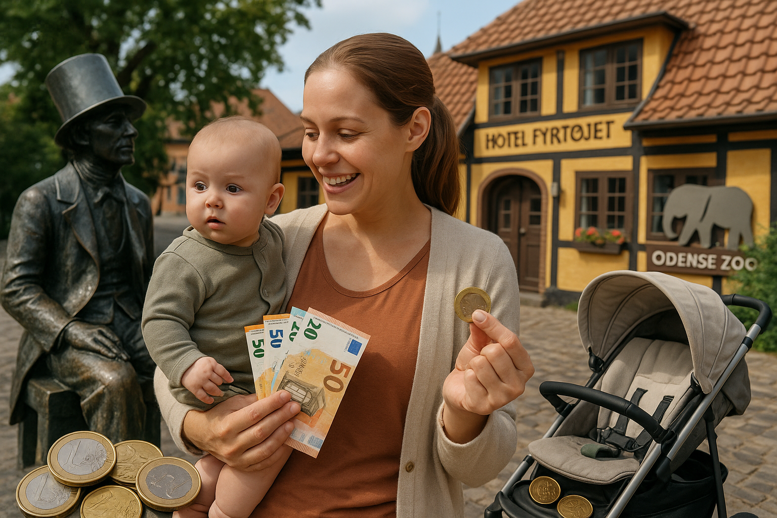 ferie med baby i Odense - Illustration