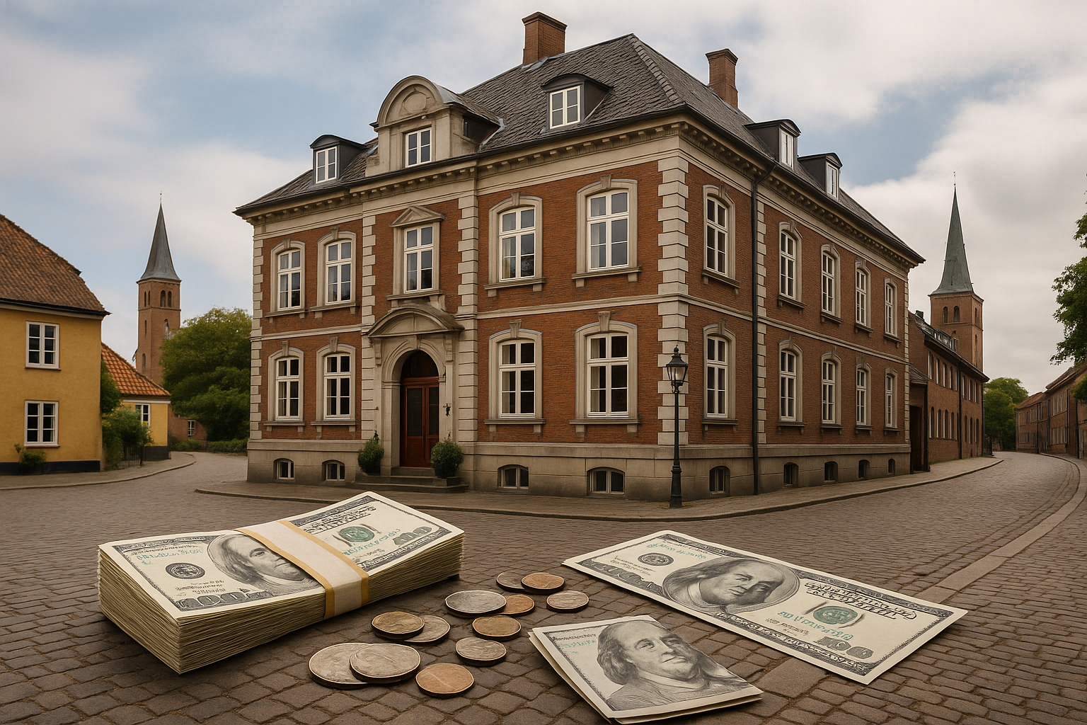 hotel i historiske omgivelser Odense - Illustration