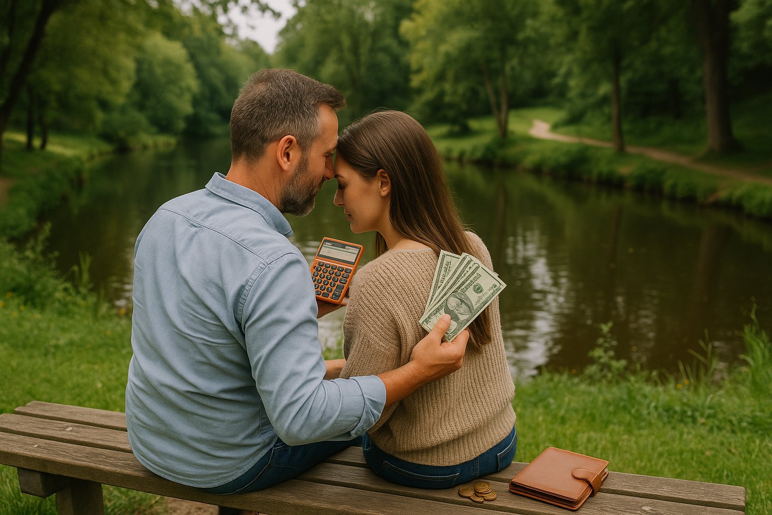 fredelige steder i Odense for to - Illustration