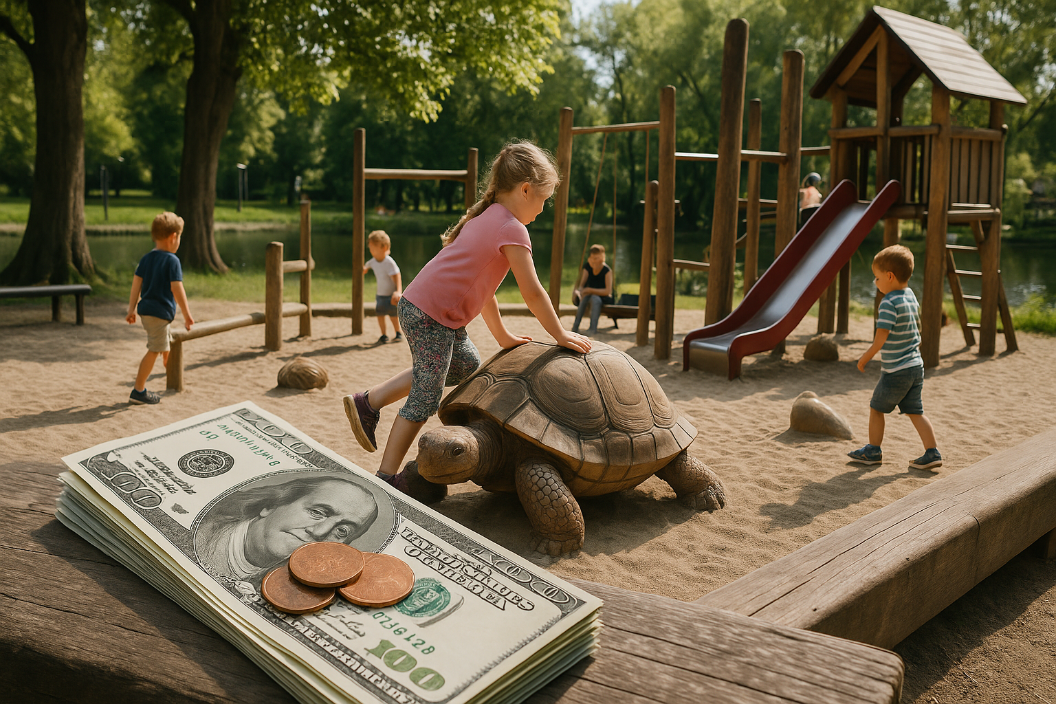 legepladser i Odense centrum - Illustration