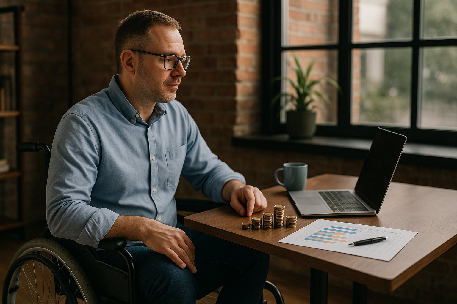 tilgængelighed for handicappede i Odense - Illustration